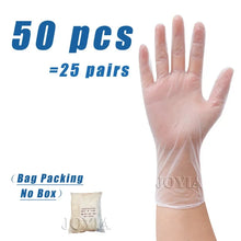 Disposable Gloves Vinyl 100 50 20 Clear Powder Free Latex-Free Translucent PVC Gloves Household Kitchen Food Handling S M L by fashioncafee.com