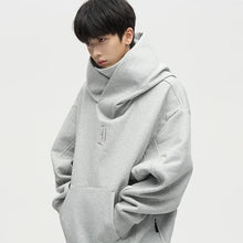 Autumn Ninja Streetwear Turtleneck Hoodies For Men Letter Embroidered Hip Hop Fashion Sweatshirts Y2K Vintage Fleece Hoody by fashioncafee.com