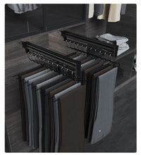 Adjustable Wardrobe Clothing Rail Heavy Duty Pull-Out Closet Valet Rod 25CM Top Mount Wardrobe Hanger Rack Bar Ball Slide by AO Fulfimment Service