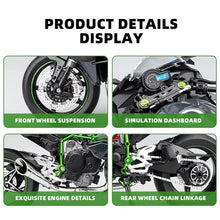 1:9 Ninja H2R Unique Motorcycle Model: Ideal Gift for Young Adults, Great for Romance, Friendship, Men's Birthday. by XMD
