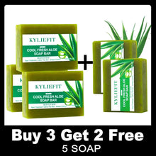 Aloe Vera Whitening Soap, Remove Acne, Spots, Skin Radiant, Improve Skin Luster, Vegan Bath Wash for All Skin Types, 200g