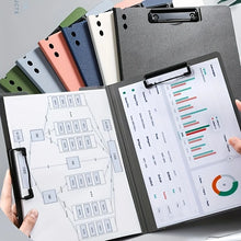 1pc A4 File Folders, Documents Organizer, Clipboard With Cover, Paper Folder For Business & School, Stationery & Office Supplies by fashioncafee.com