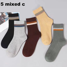 2023 Autumn Winter New High Quality Organic Cotton Harajuku Happy Men Socks Compression Sock Men's Business Dress Long Sock Gift by ZYCSNH