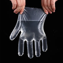 500/100pcs Disposable Gloves Food Grade Plastic Transparent Gloves for Restaurant Fried Chicken Pizza Gloves Kitchen Tableware by fashioncafee.com