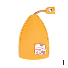 Cute Pull Out Key Case Cartoon Animals Rabbit Cat PU Leather Key Wallets Housekeepers Car Key Holder Case Leather Keychain Pouch by fashioncafee.com