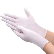 30/60/100PCS White Nitrile Gloves Disposable Household Waterproof Nitrile Gloves Kitchen Dishwashing Pet Bathing Cleaning Tools by fashioncafee.com