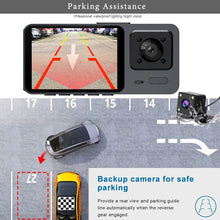 3 Camera Lens Car DVR 3-Channel Dash Cam HD 1080P Dash Camera Dual Lens Dashcam Video Recorder Black Box 24H Parking Monitoring by OLESED