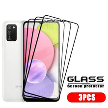 4Pcs For Samsung A03S Glass Samsung Galaxy A03S Tempered Glass 9H Protective Full Cover Glue For Screen Protector Samsung A03S