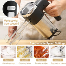 Food Mixer Electric Cuisine Kitchen Blender With Dough Hooks Chrome Egg Beater Hand Mixer Machine For Sweets Bakery Sonifer by SONIFER