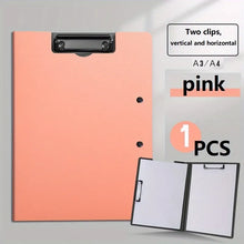 1pc A4 File Folders, Documents Organizer, Clipboard With Cover, Paper Folder For Business & School, Stationery & Office Supplies by fashioncafee.com