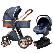 Luxury Portable Travel Pram 3 in 1 Baby Stroller High Landscape Baby Pushchair Baby Travel Stroller Newborn Stroller by fashioncafee.com