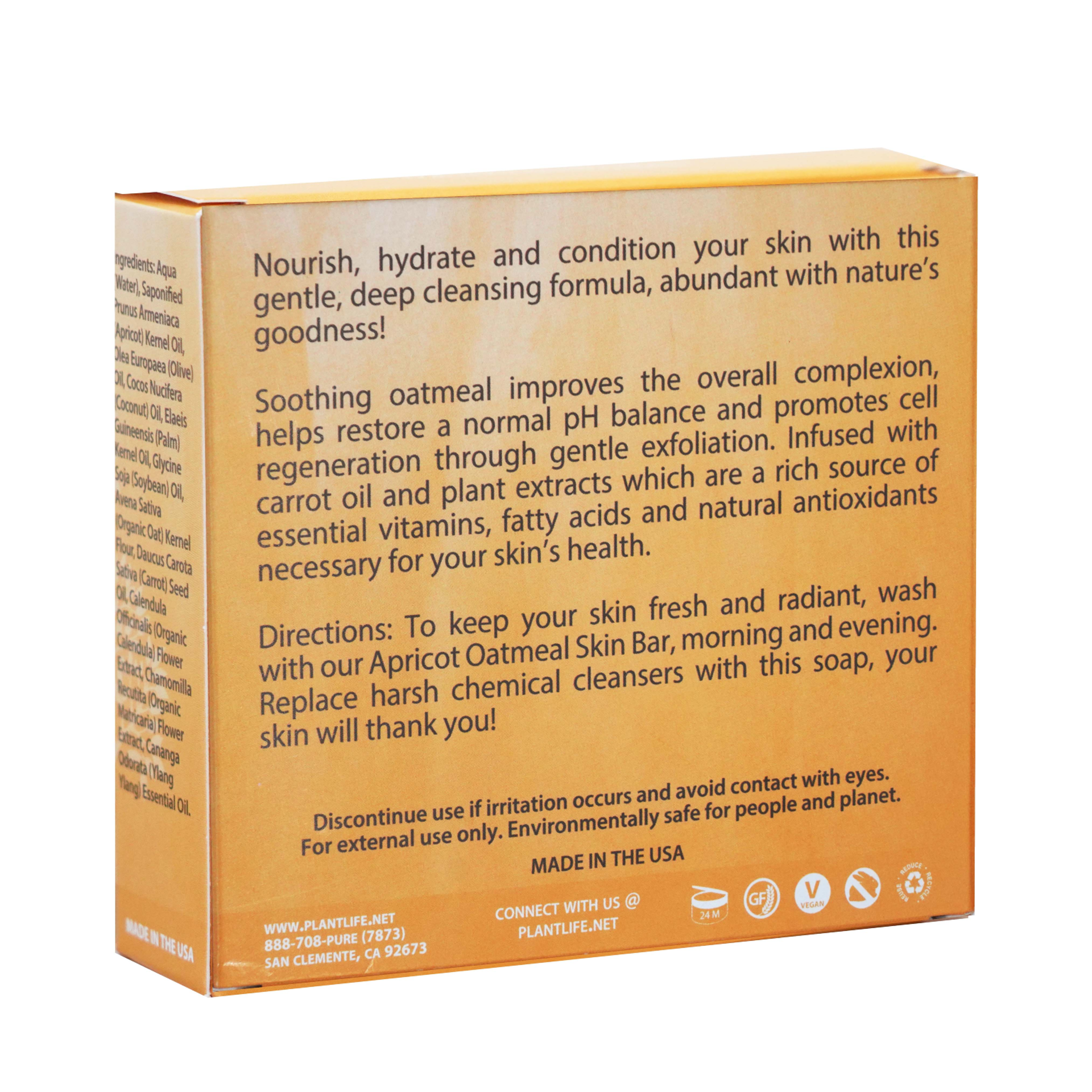 Apricot Oatmeal Skin Bar by Plantlife