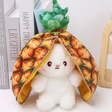 2024 New Bunny Plush Toy Cute Fruit Rabbit Stuffed Animals Transform Cuddly Bunny Plushie Doll for Kids Birthday Gift by DSers