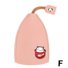 Cute Pull Out Key Case Cartoon Animals Rabbit Cat PU Leather Key Wallets Housekeepers Car Key Holder Case Leather Keychain Pouch by fashioncafee.com