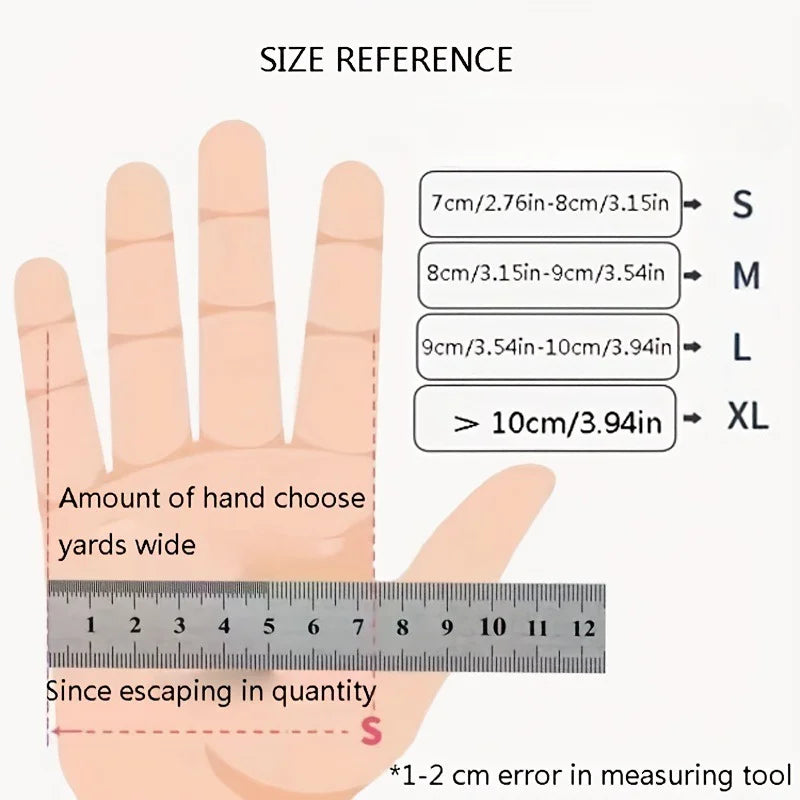 20/50/100PCS Disposable White Nitrile Gloves Household Cleaning Gloves Kitchen Cooking Tattoo Pet Tools Waterproof Latex Free