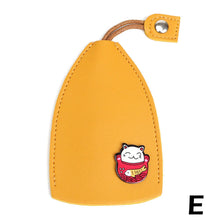 Cute Pull Out Key Case Cartoon Animals Rabbit Cat PU Leather Key Wallets Housekeepers Car Key Holder Case Leather Keychain Pouch by fashioncafee.com