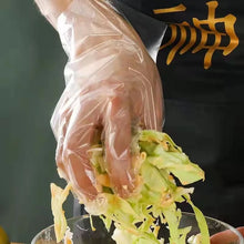 500/100pcs Disposable Gloves Food Grade Plastic Transparent Gloves for Restaurant Fried Chicken Pizza Gloves Kitchen Tableware by fashioncafee.com