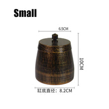 Ashtray with Lid for Cigarette Iron Outdoor Ash Tray Ashtrays for Cigarettes Outdoor Windproof Smokeless Odorless Large Ash Tray by fashioncafee.com