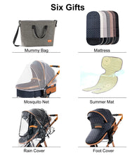 Luxury Portable Travel Pram 3 in 1 Baby Stroller High Landscape Baby Pushchair Baby Travel Stroller Newborn Stroller by fashioncafee.com