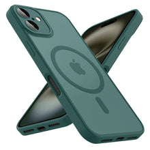 Luxury Frosted Phone Case For iPhone 17 16 15 14 13 12 11 Pro Max Plus 17 Air 16e For Magsafe Matte Transparent Magnetic Cover