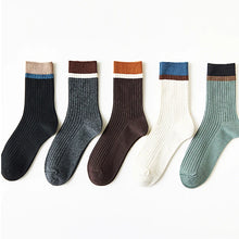 2023 Autumn Winter New High Quality Organic Cotton Harajuku Happy Men Socks Compression Sock Men's Business Dress Long Sock Gift by ZYCSNH