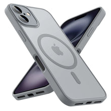 Luxury Frosted Phone Case For iPhone 17 16 15 14 13 12 11 Pro Max Plus 17 Air 16e For Magsafe Matte Transparent Magnetic Cover