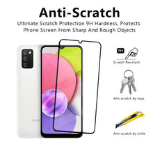 4Pcs For Samsung A03S Glass Samsung Galaxy A03S Tempered Glass 9H Protective Full Cover Glue For Screen Protector Samsung A03S