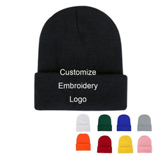 Custom Logo Men Winter Hat Embroidery Letters Knitted Ladies Hats Beanies Stocking Skull Bonnet Cap For Women by GBBOAI