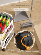 Japanese Trolley Rack Floor Kitchen Bathroom Movable Baby Products Bedroom Bedside Snack Rack Carbon Steel by fashioncafee.com