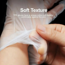Disposable TPE Gloves 100PCS Kitchen Bathroom Restaurant Camping Travel Waterproof Oil-Proof Household Cleaning Tools by fashioncafee.com / Dsers