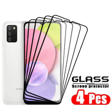 4Pcs For Samsung A03S Glass Samsung Galaxy A03S Tempered Glass 9H Protective Full Cover Glue For Screen Protector Samsung A03S