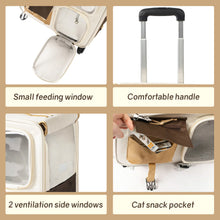 Cats Travel Bag Portable Out Pet Trolley Suitcase Universal Small Dogs Bag Cat Backpack Travel Walking and Camping