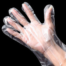 500/100pcs Disposable Gloves Food Grade Plastic Transparent Gloves for Restaurant Fried Chicken Pizza Gloves Kitchen Tableware by fashioncafee.com