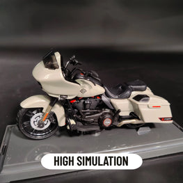 1:18 Harley-Davidson Mini Moto Replica 2018 CVO Road Glide Scale Motorcycle Model Collectible Home Office Miniature Man Toy Gift