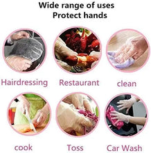 500/100pcs Disposable Gloves Food Grade Plastic Transparent Gloves for Restaurant Fried Chicken Pizza Gloves Kitchen Tableware by fashioncafee.com