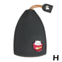 Cute Pull Out Key Case Cartoon Animals Rabbit Cat PU Leather Key Wallets Housekeepers Car Key Holder Case Leather Keychain Pouch by fashioncafee.com