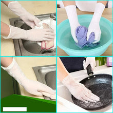 30/60/100PCS White Nitrile Gloves Disposable Household Waterproof Nitrile Gloves Kitchen Dishwashing Pet Bathing Cleaning Tools by fashioncafee.com