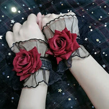 Lolita Lace Wrist Cuffs by Infinite Steampunk / Buddify