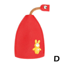 Cute Pull Out Key Case Cartoon Animals Rabbit Cat PU Leather Key Wallets Housekeepers Car Key Holder Case Leather Keychain Pouch by fashioncafee.com