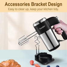 Food Mixer Electric Cuisine Kitchen Blender With Dough Hooks Chrome Egg Beater Hand Mixer Machine For Sweets Bakery Sonifer by SONIFER