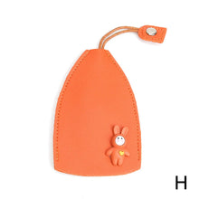 Cute Pull Out Key Case Cartoon Animals Rabbit Cat PU Leather Key Wallets Housekeepers Car Key Holder Case Leather Keychain Pouch by fashioncafee.com