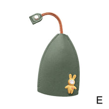 Cute Pull Out Key Case Cartoon Animals Rabbit Cat PU Leather Key Wallets Housekeepers Car Key Holder Case Leather Keychain Pouch by fashioncafee.com