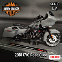1:18 Harley-Davidson Mini Moto Replica 2018 CVO Road Glide Scale Motorcycle Model Collectible Home Office Miniature Man Toy Gift by Maisto