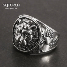 925 Sterling Silver Lion Ring For Men by Infinite Steampunk / Buddify