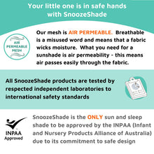 Original Deluxe Universal Fit Sunshade for Prams and Carrycots Blocks 97.5 Percent of UV Better Than a Pram Parasol Doona Compatible by SnoozeShade / Buddify