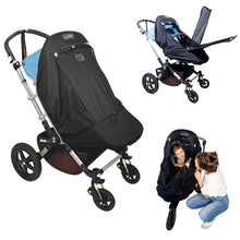 SnoozeShade Plus Extra (6m+) Universal Pushchair & Buggy Sunshade Blocks 99% of UV & Aids Baby Naps by SnoozeShade