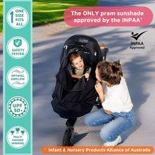 SnoozeShade Plus Extra (6m+) Universal Pushchair & Buggy Sunshade Blocks 99% of UV & Aids Baby Naps by SnoozeShade