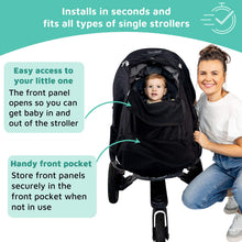 SnoozeShade Plus Extra (6m+) Universal Pushchair & Buggy Sunshade Blocks 99% of UV & Aids Baby Naps by SnoozeShade