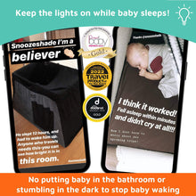 Travel Cot Blackout Canopy Air Permeable Mesh Blocks 94 Percent Of Light by SnoozeShade / Buddify