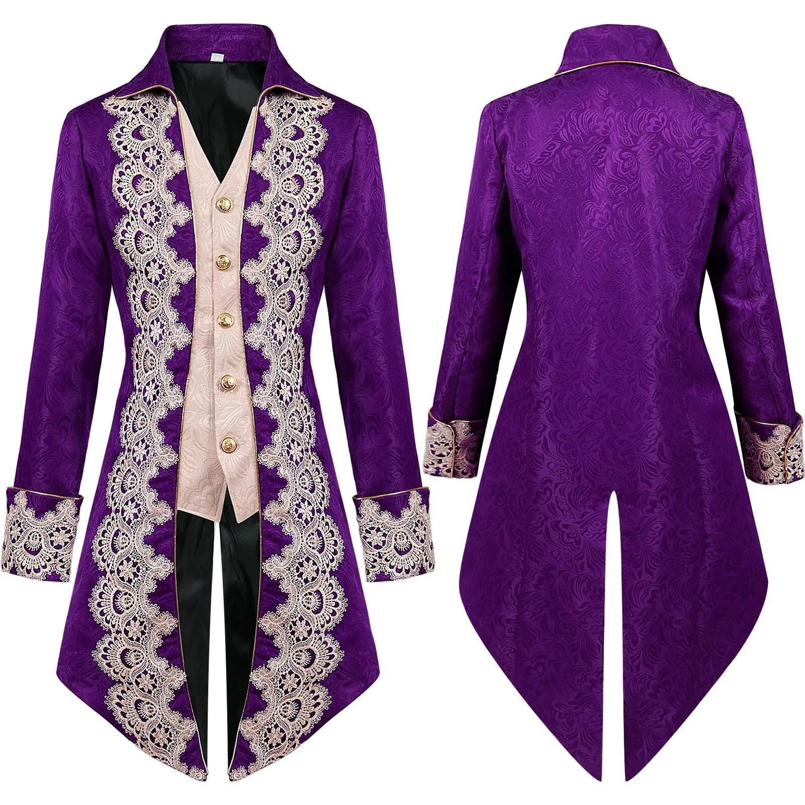 Renaissance Tailcoat made with high-quality polyester by Infinite Steampunk / Buddify